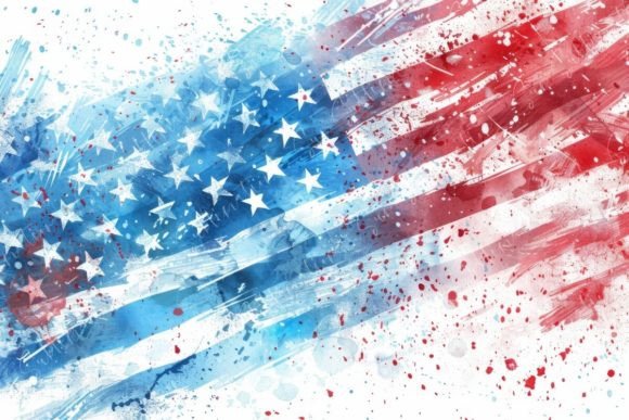 Artistic American Flag: More Than Just an Image