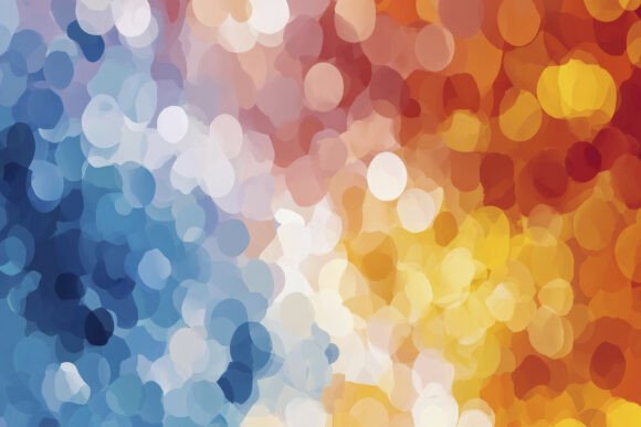 Blue and Orange Abstract Background Wall: Vibrant Design Asset