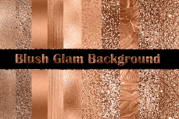Elevate Your Brand with Blush Glam Digital Papers