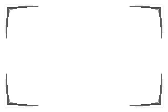Geometric Precision: The Versatility of Rectangular of Frame Border Vector 25