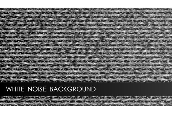 Horizontal Tv White Noise Signal Abstrac: Beyond Static