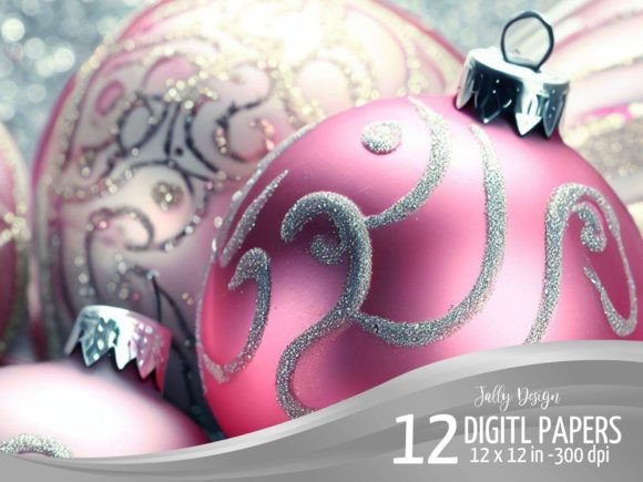 Pastel Pink Christmas Ornaments Paper: A Designer's Secret Weapon