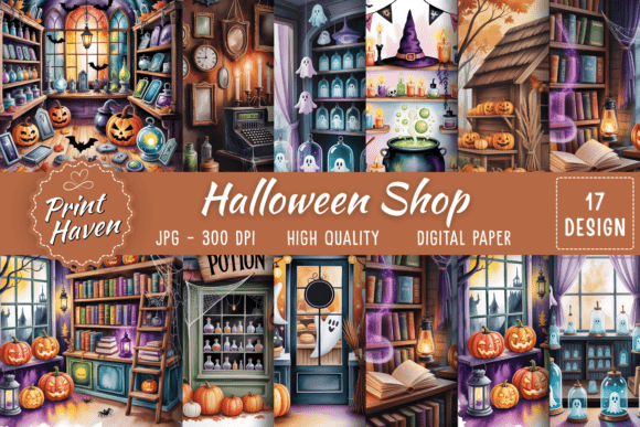 Spooky Charm in Every Brushstroke: Your Halloween Junk Journal Kit