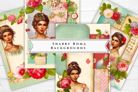 Timeless Texture: Unlocking Shabby Chic Roma Digital Papers