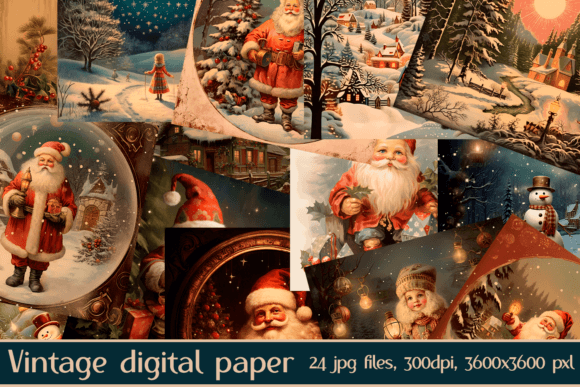 Vintage Christmas Digital Paper: A Designer's Guide
